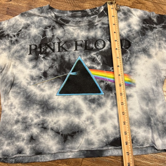 Pink Floyd tie dye crop short sleeve t-shirt - Picture 4 of 7